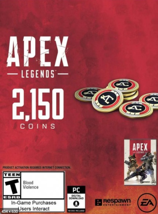 APEX LEGENDS 2150 COINS (EA APP/ВСЕ СТРАНЫ) - Купить Игры Steam