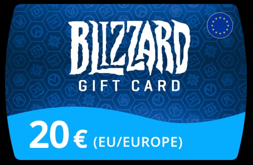 Карта Blizzard 20-40-50-70-100 € ЕВРО (Battle.net) EU - Купить Игры Steam