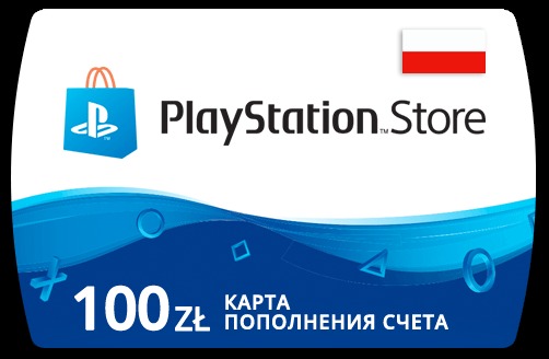 Карта PlayStation Network Card 100 PLN - Купить Игры Steam