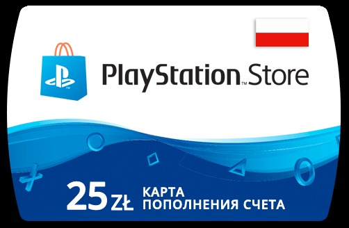Карта PlayStation Network Card 25 PLN - Купить Игры Steam