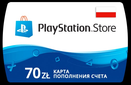 Карта PlayStation Network Card 70 PLN - Купить Игры Steam