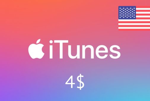 iTunes Gift Card - 4$ 🇺🇸(USA) - Купить Игры Steam