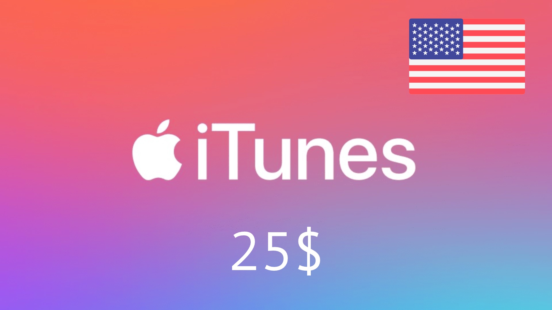 iTunes Gift Card - 25$ 🇺🇸(USA) - Купить Игры Steam