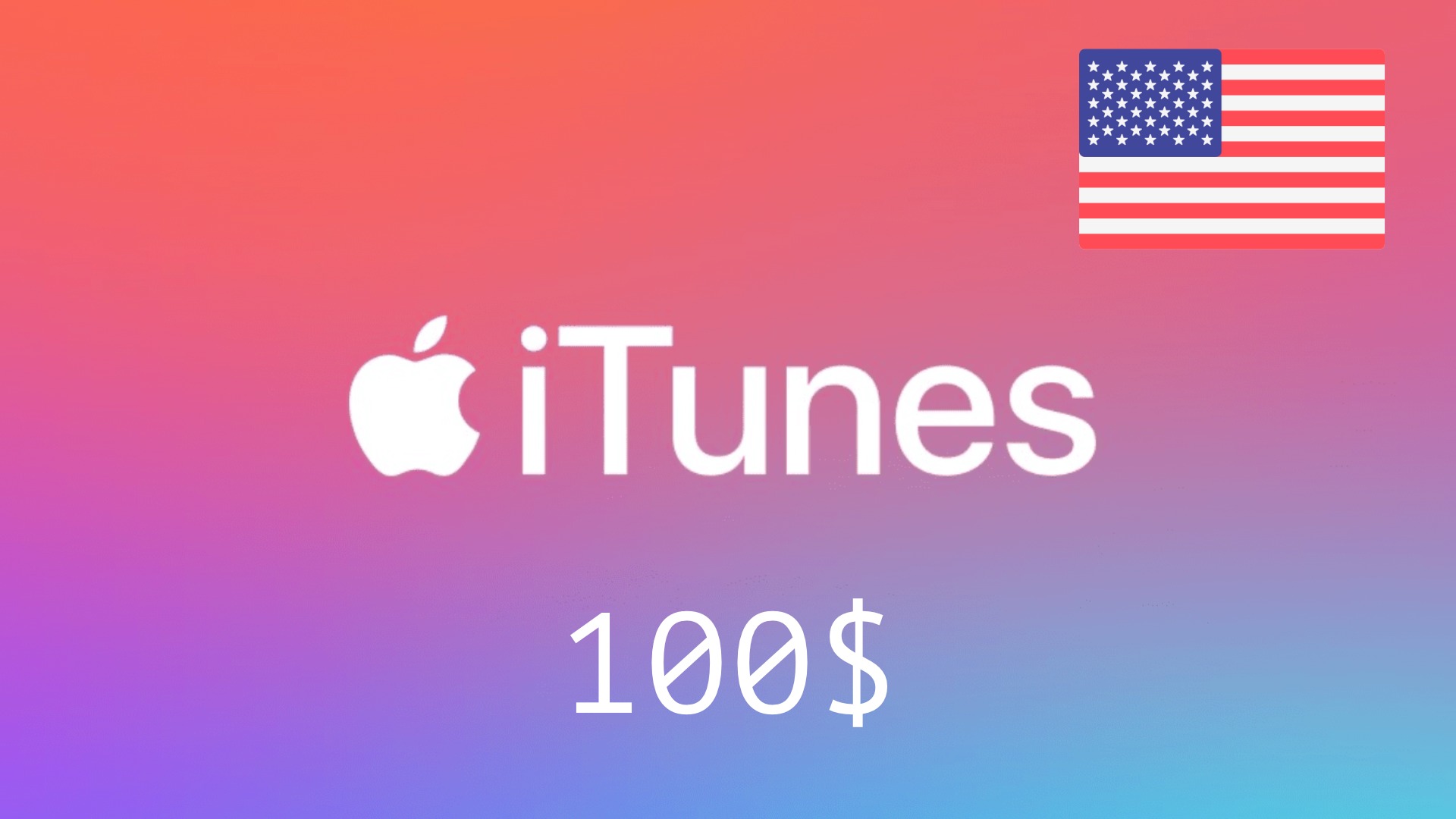 iTunes Gift Card - 100$ 🇺🇸(USA) - Купить Игры Steam