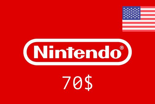 Nintendo Gift Card - 70$ 🇺🇸 (USA) - Купить Игры Steam