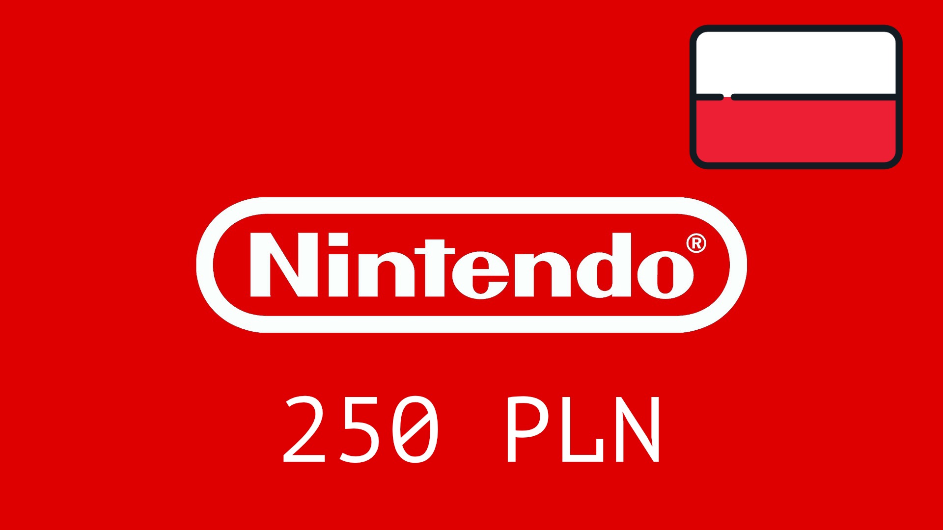 Nintendo Gift Card-250 PLN 🇵🇱 (Польша) - Купить Игры Steam