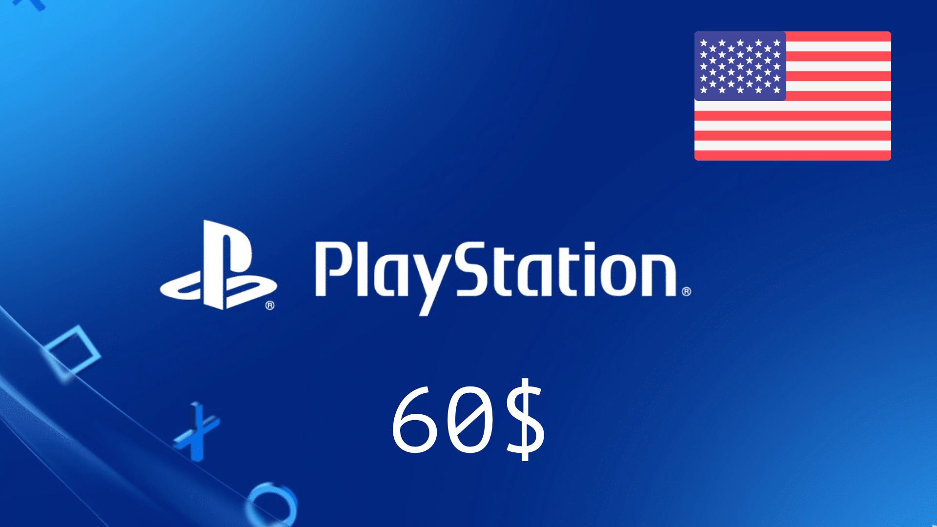 Playstation Network (PSN) 60$ (US) - Купить Игры Steam