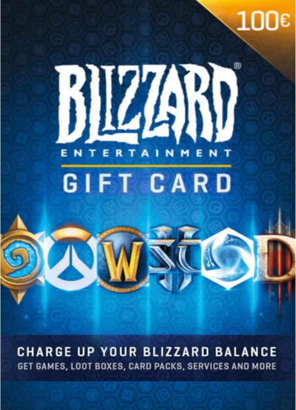 BLIZZARD GIFT CARD 100 EUR BATTLE.NET - Купить Игры Steam